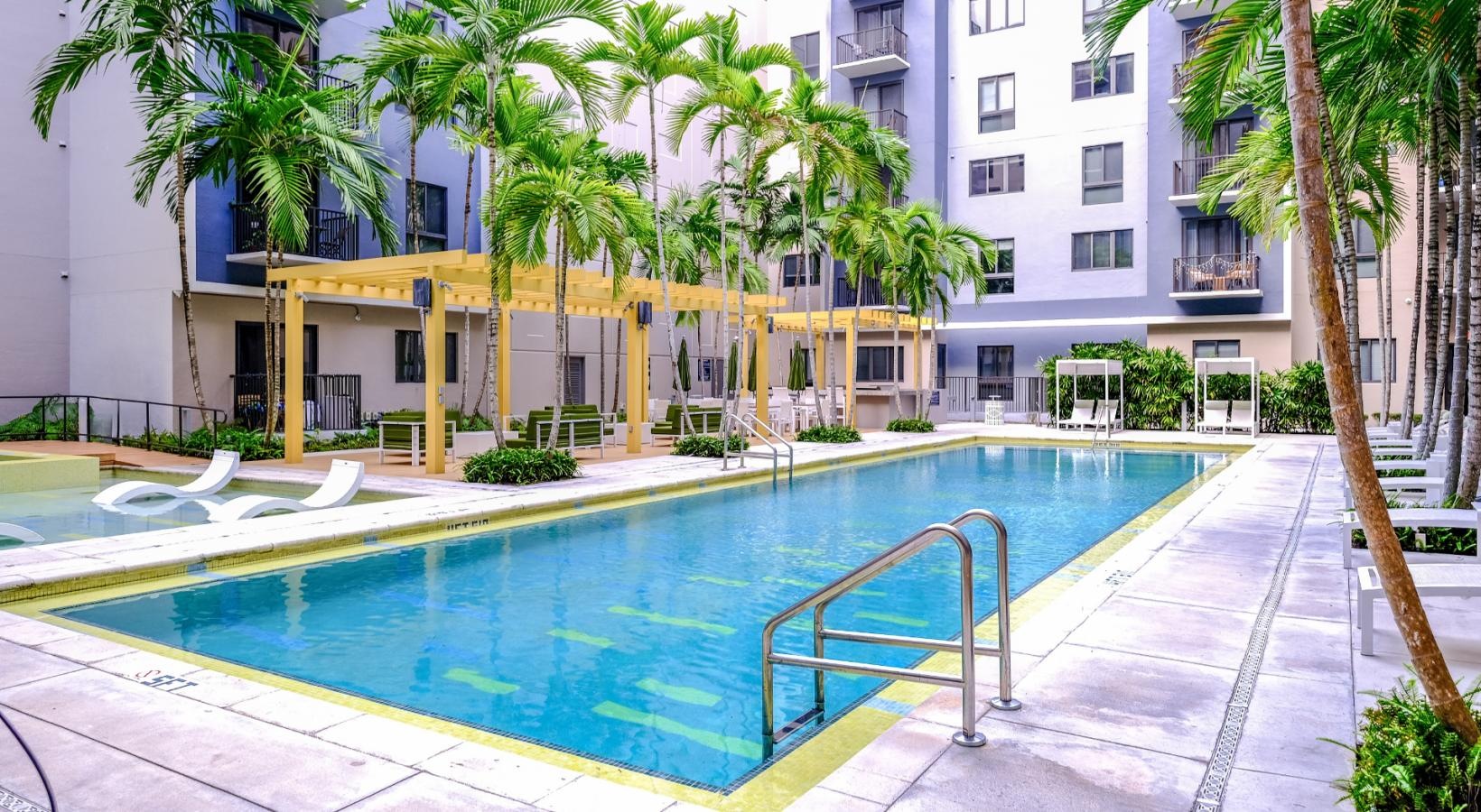 Sparkling Pool | image of pool in apartment residence